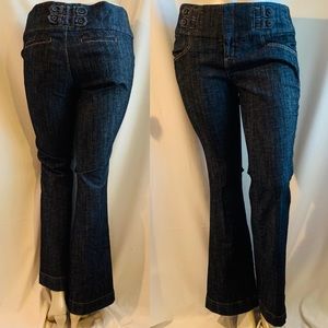 Dark Rinse Boot Cut Jeans 16w